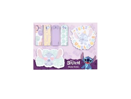 Samolepiace záložky lila Stitch Pastel