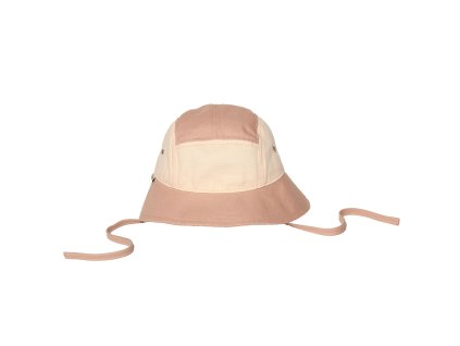 KiETLA klobúčik s UV ochranou 0-1 rok,Natural / Pink