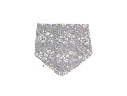 BIBS x LIBERTY slintáčik z BIO bavlny,Fossil Grey