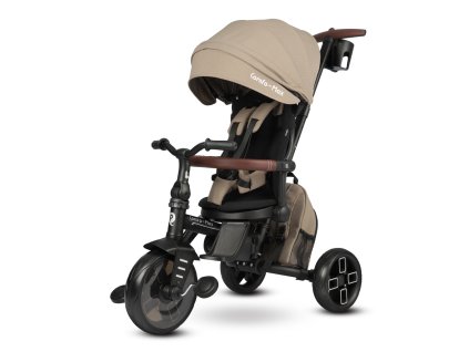 QPLAY Trojkolka Comfo Max Coffee, 8 v 1, vek 10-72 mesiacov