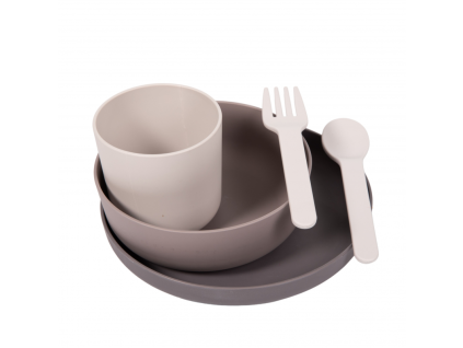 Jedálenská sada CPLA 5ks Grey