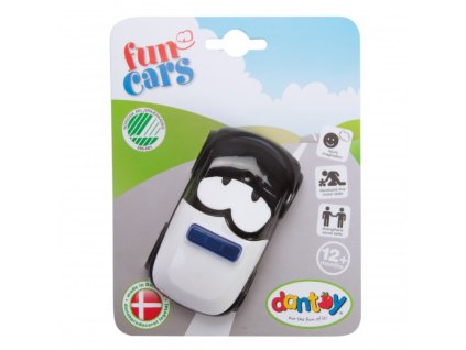 Fun Cars policajné auto čierne 1ks 12m+