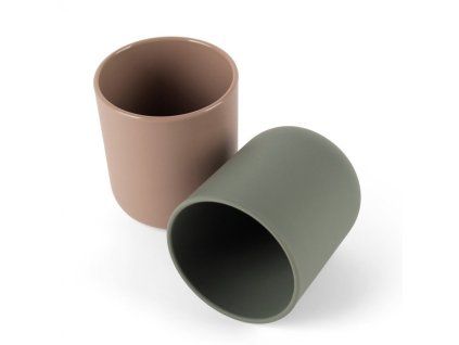 Tiny Bio hrnčeky Olive/Mocca 2ks 0m+