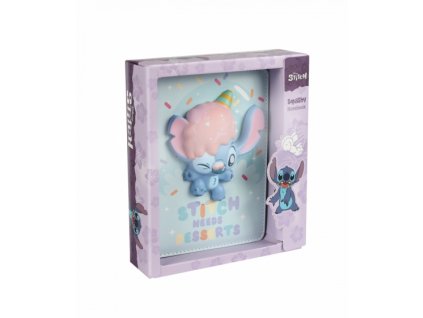 Zápisník B6 s 3D postavičkou Dessert Stitch Pastel