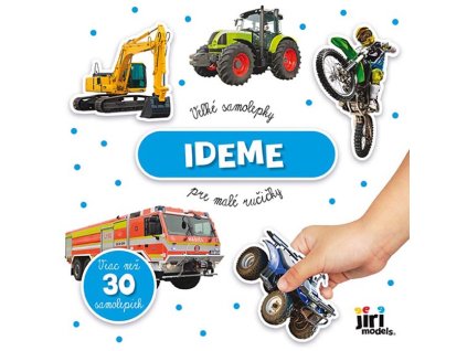 Veľké samolepky pre malé ručičky Ideme