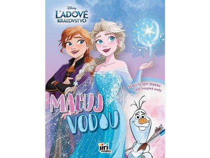 Maľuj vodou A4 Ľadové kráľovstvo