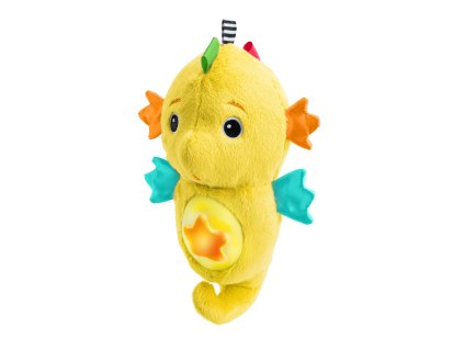 BABY EINSTEIN Hračka upokojujúca so senzorom plaču morský koník žltý Sea Dreams Seahorse™ 0m+