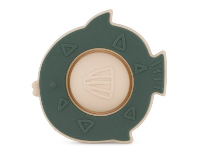 PETITE&MARS Hračka silikónová Fish Fiona Misty Green 6m+