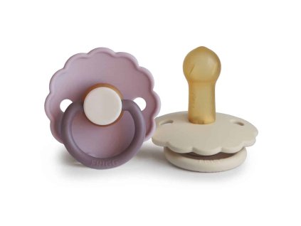 twopack LavenderHaze Cream DAISY rubber 6 18 p