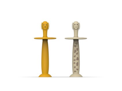 1 MM Pack of 2 toothbrush with stopper Lion Giraffe 1800x1800