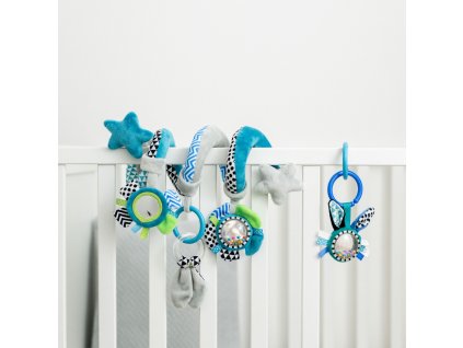 canpol babies interaktivna spirala do postielkykocika zigzag modra