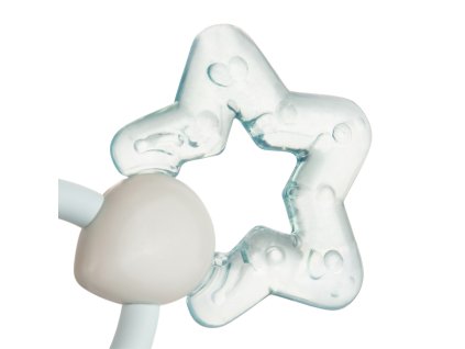 canpol babies chladiaca hryzacka s hrkalkou kuzelna palicka modra