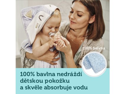 canpol babies mekka osuska s kapuci 100x100cm liska