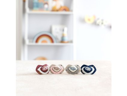 canpol babies set symetrickych silikonovych dudliku light touch 18m sleepy koala ruzovy