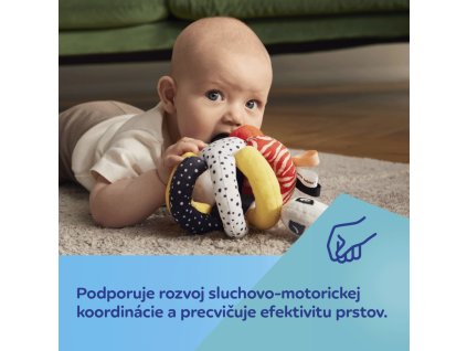 canpol babies senzoricka lopticka lenoch s hrkalkou a piskadlom babiesboo