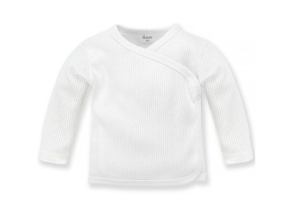 PINOKIO Košieľka vrúbkovaná zavinovacia Lovely Day uni biela veľ. 62