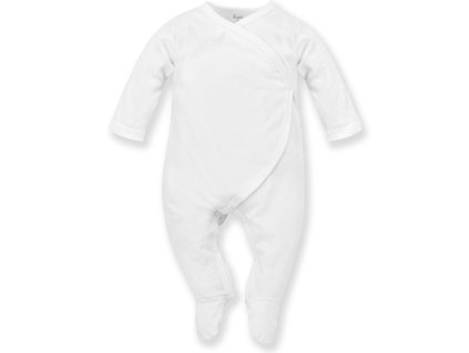 PINOKIO Overal rozopínací dlhý rukáv Lovely Day uni biela veľ. 62