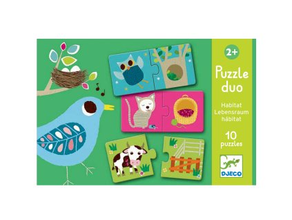 puzzle duo kde ziju zvieratka djeco DJ08164 01