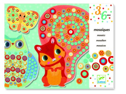 mozaika lesne zvierata djeco DJ08897 1