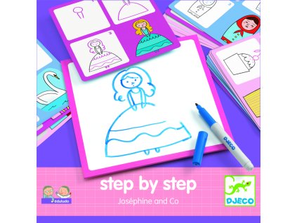 krok za krokom princezne hra eduludo kreslenie djeco DJ08320 1