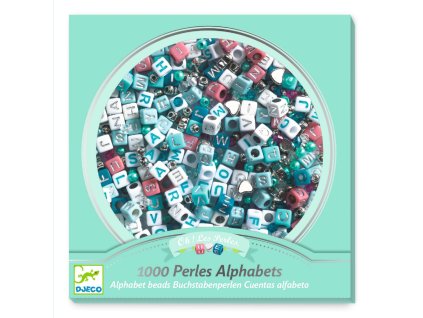 koraliky pismena strieborne djeco DJ00030 1