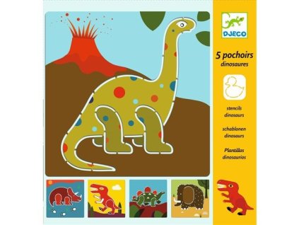 dinosaury kresliace sablony djeco DJ08863 01