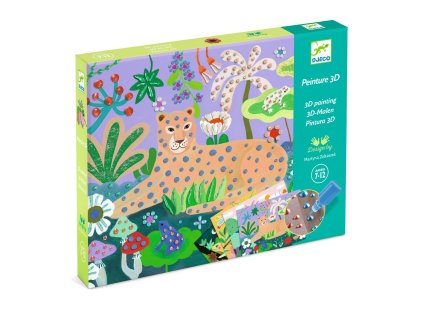 dj08968 tropicky les 3d malovanie 3