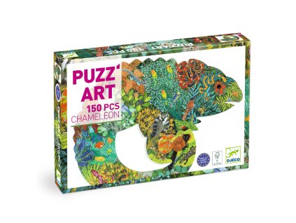dj07655 umelecke puzzle chameleon 150 dielikov 2