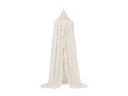 Nebesá nad postieľku Vintage 245cm Ruffle Ivory