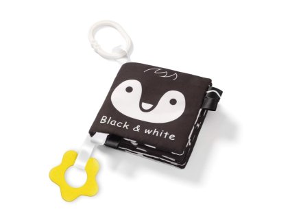 BABYONO Knižka na hranie Black&White