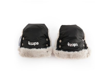 Zimné rukavice Fluffy, Čierne