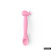 SUAVINEX | Silikónová lyžička  RYBIČKA - RŮŽOVÁ