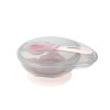 Miska s prísavkou, viečkom a lyžičkou Pink