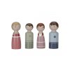 Sada drevených bábik Family Rosa