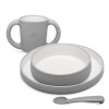 INTERBABY | Jedálenský set - sivý