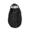 Přikrývka z jemného flísu na nosítka Babybjorn - black/černá