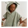 BIBS Kangaroo poncho z BIO bavlny sage 2
