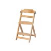Timba stolička rastúca Natural Wood s podložkou