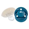 Cumlík silikónový symetrický Eco 2ks 0m+ Sand/Blue