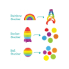 Súprava skladacích hračiek Imagination Stackers