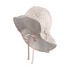 STERNTALER Klobúk s ochranou krku bodky organická bavlna ecru dievča- 43 cm 5-6 m