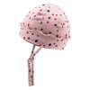 STERNTALER Čiapka na zaväzovanie s volánikom bodky ružová dievča veľ. 47 cm - 9-12 m