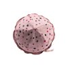 STERNTALER Čiapka na zaväzovanie s volánikom bodky ružová dievča veľ. 49 cm - 12-18 m