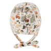 STERNTALER Čiapka na zaväzovanie so šiltom podšitá bágrik ecru chlapec veľ. 41 cm - 4-5 m
