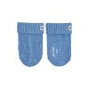 STERNTALER Ponožky pletené stredne modrá melanž chlapec veľ. 16- 4-6 m