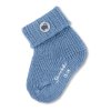 STERNTALER Ponožky pletené stredne modrá melanž chlapec veľ. 16- 4-6 m