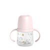 SUAVINEX | PRVÁ fľaša s uškami  BEAR 150 ml - RUŽOVÁ