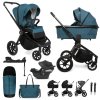 MUUVO SET Kočík 4v1 Quick SE 2 Paradise gold set + CYBEX Aton B2 i-Size + základňa