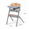 KINDERKRAFT SELECT Set jedálenská stolička Livy Oak + lehátko Calmee, Premium