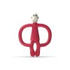 HRYZÁTKO A ZUBNÁ KEFKA MATCHSTICK MONKEY TEETHER RED